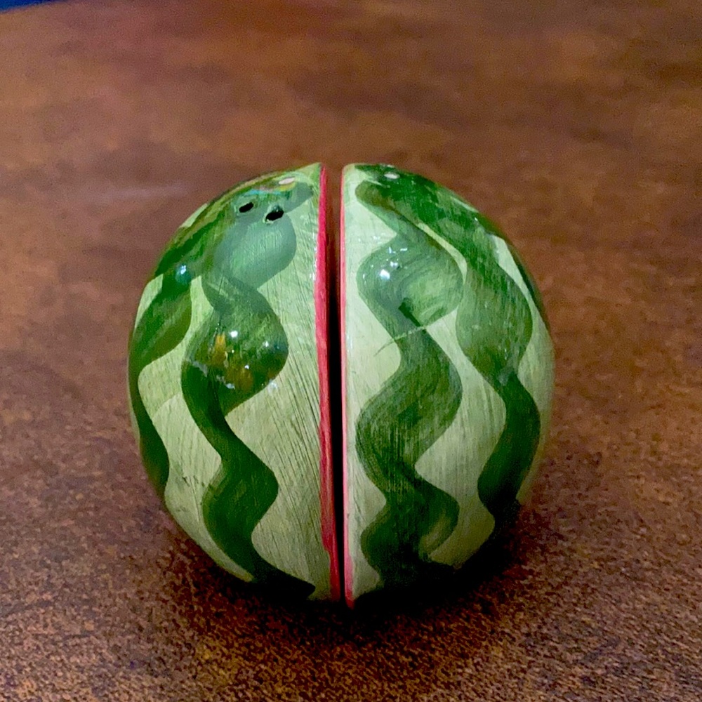 WATERMELON SALT & PEPPER SHAKERS